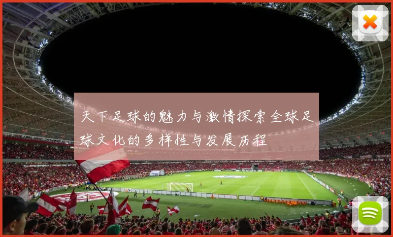 天下足球的魅力与激情探索全球足球文化的多样性与发展历程